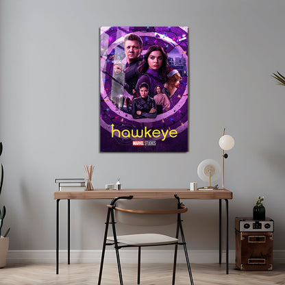 Flex Designs Metal Poster Hawkeye Cover 5 x 7" Home Goods - TV Show 2021 TV Show Metal Poster