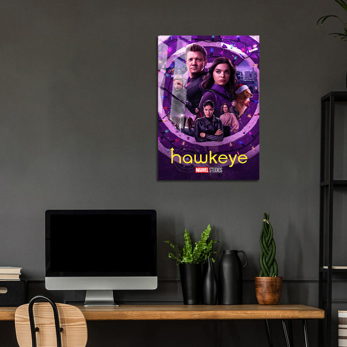 Flex Designs Metal Poster Hawkeye Cover 24 x 36" Home Goods - TV Show 2021 TV Show Metal Poster