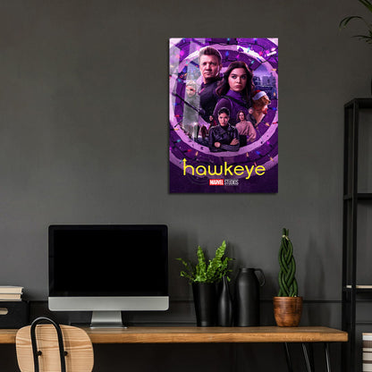 Flex Designs Metal Poster Hawkeye Cover 24 x 36" Home Goods - TV Show 2021 TV Show Metal Poster