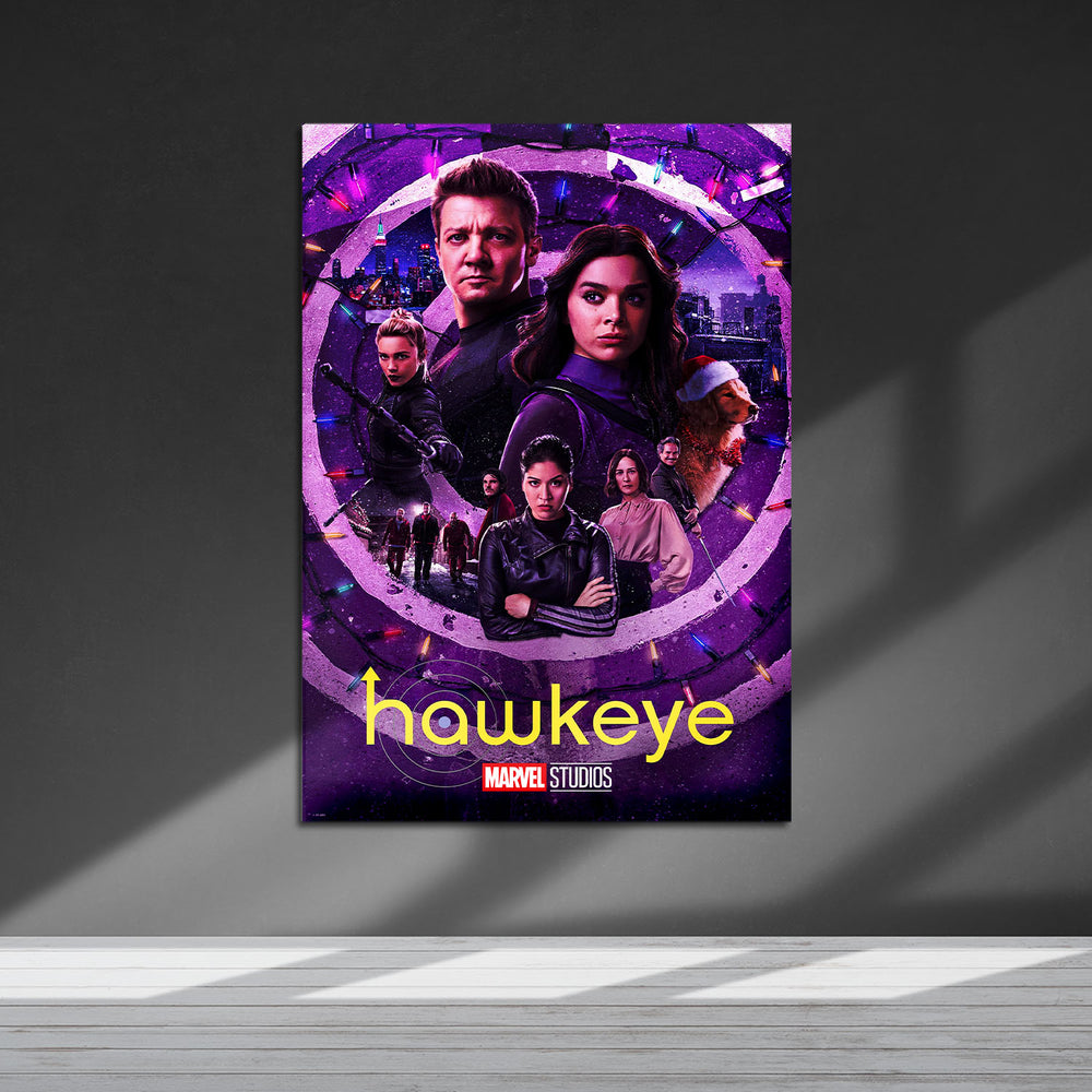 Flex Designs Metal Poster Hawkeye Cover 5 x 7" Home Goods - TV Show 2021 TV Show Metal Poster