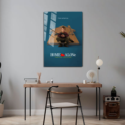 Flex Designs Metal Poster Home Alone Cover 5 x 7" Home Goods - Movie 1990 Movie Metal Poster