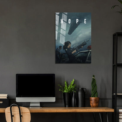 Flex Designs Metal Poster Hope 24 x 36" Home Goods - Movie 2026 Movie Metal Poster