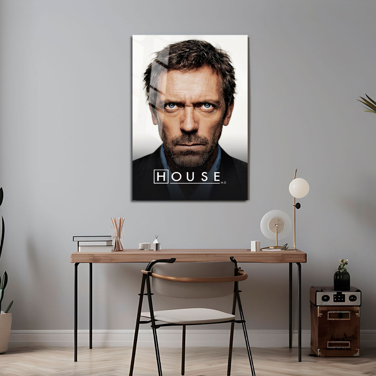 Flex Designs Metal Poster House 5 x 7" Home Goods - TV Show 2004 TV Show Metal Poster
