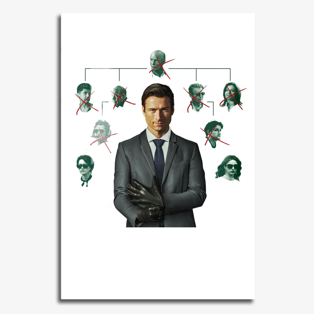 Flex Designs Metal Poster How to Make a Killing Textless 11 x 17" Home Goods - Movie 2026 Movie Metal Poster