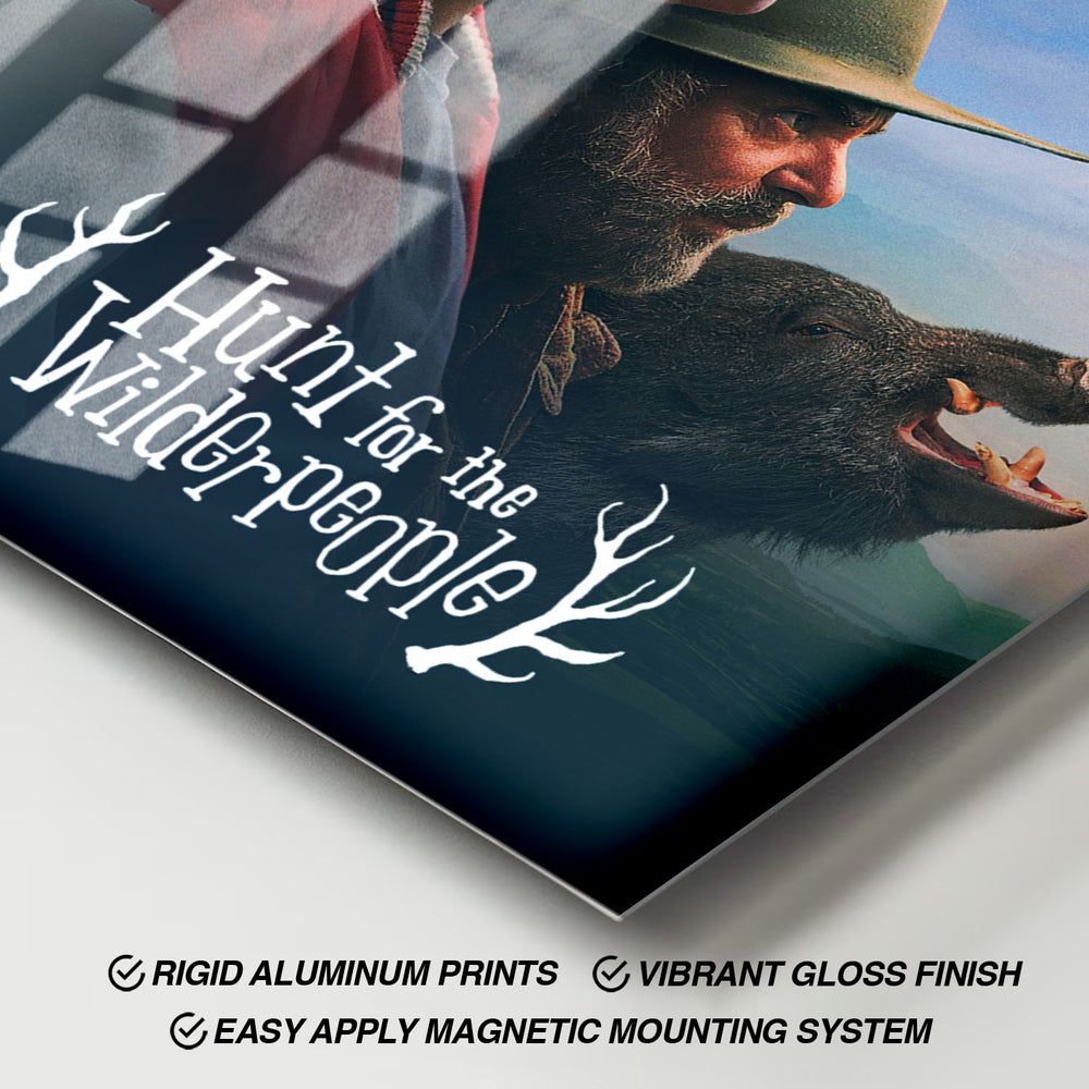Flex Designs Metal Poster Hunt for the Wilderpeople 11 x 17" Home Goods - Movie 2016 Movie Metal Poster