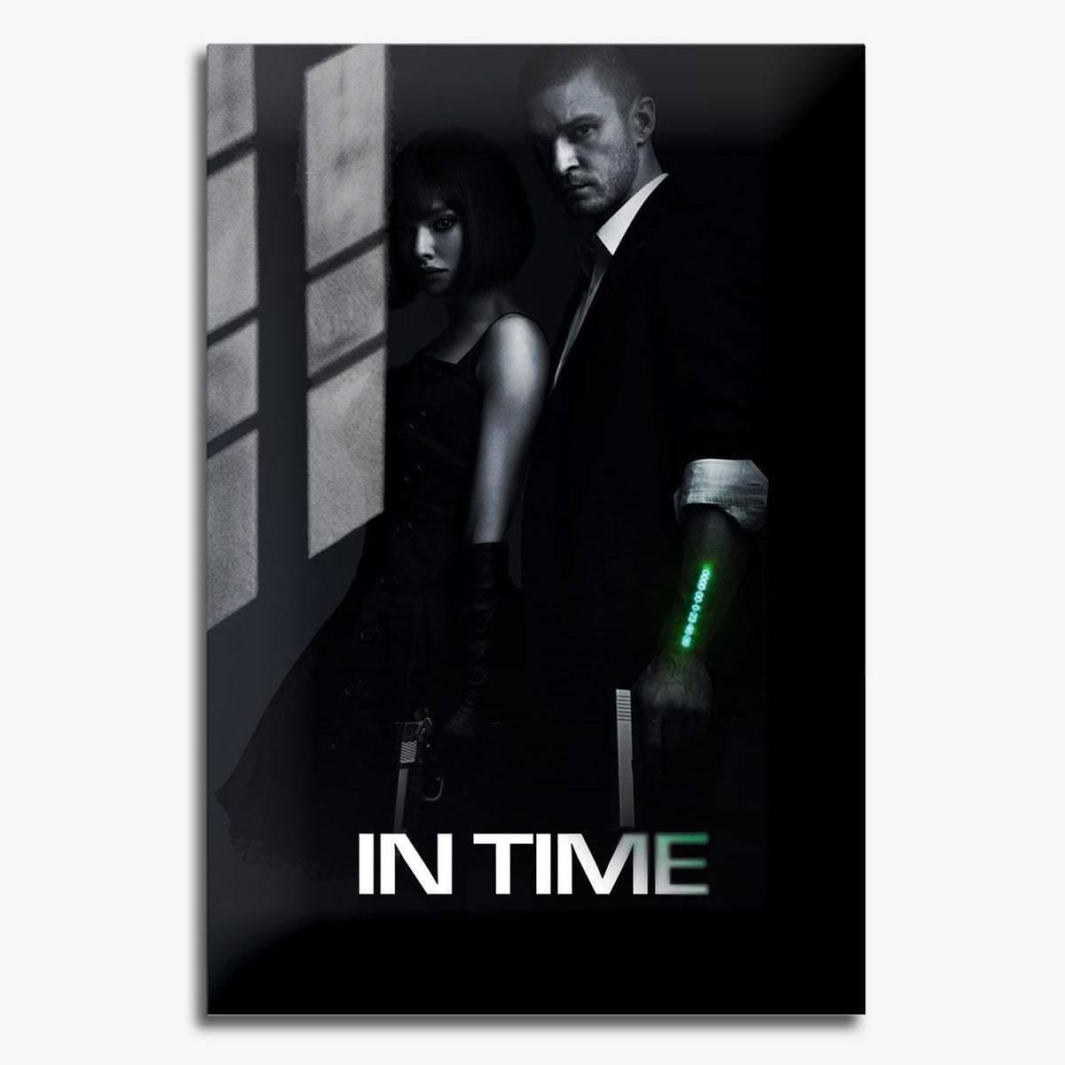 Flex Designs Metal Poster In Time 11 x 17" Home Goods - Movie 2011 Movie Metal Poster