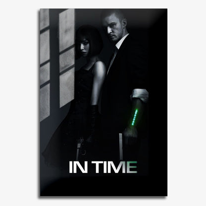 Flex Designs Metal Poster In Time 11 x 17" Home Goods - Movie 2011 Movie Metal Poster