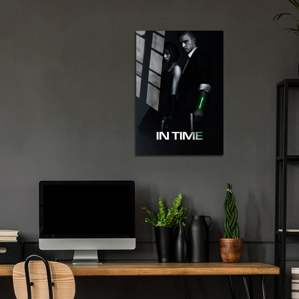 Flex Designs Metal Poster In Time 24 x 36" Home Goods - Movie 2011 Movie Metal Poster