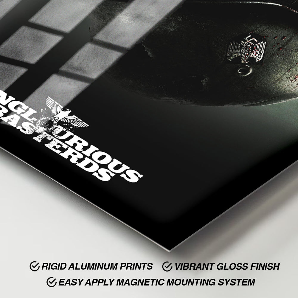 Flex Designs Metal Poster Inglourious Basterds Alternate 11 x 17" Home Goods - Movie 2009 Movie Metal Poster