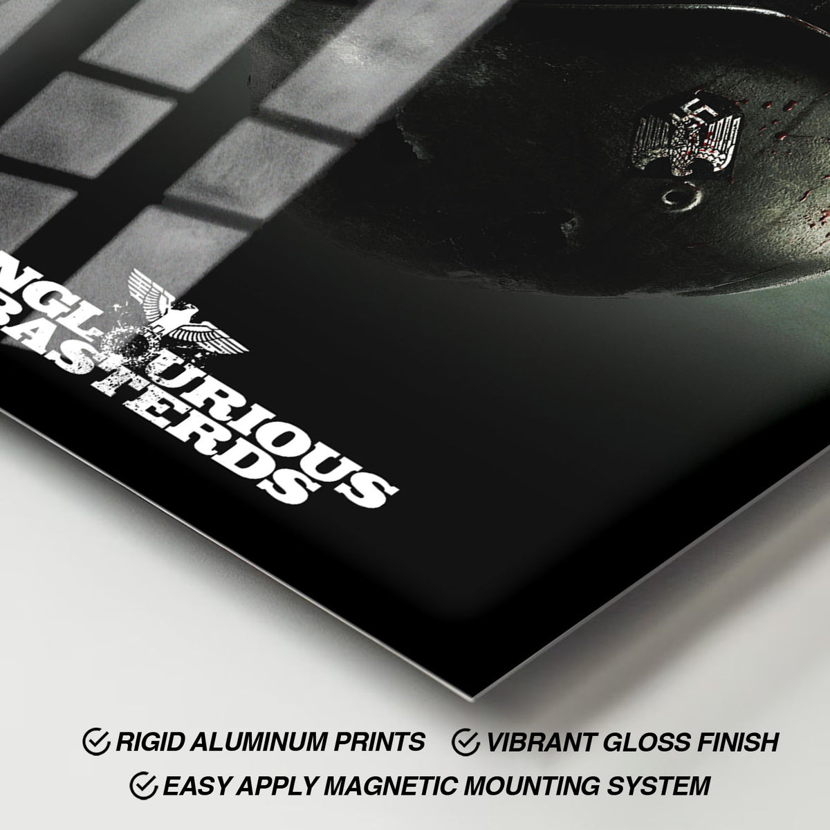 Flex Designs Metal Poster Inglourious Basterds Alternate 11 x 17" Home Goods - Movie 2009 Movie Metal Poster