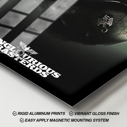 Flex Designs Metal Poster Inglourious Basterds Alternate 11 x 17" Home Goods - Movie 2009 Movie Metal Poster