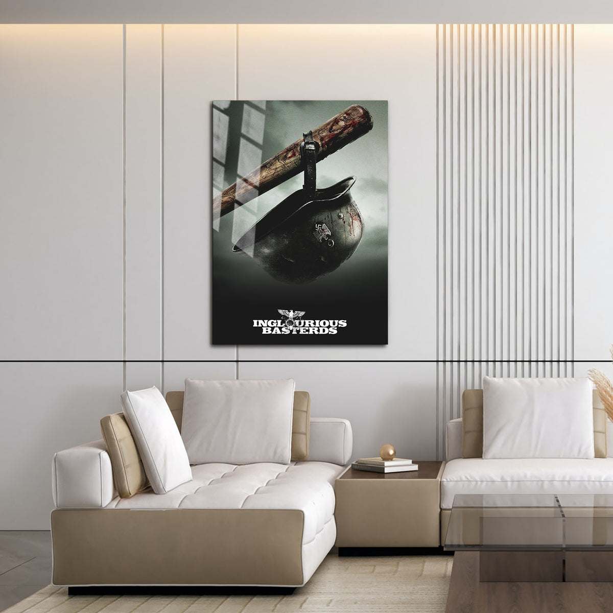 Flex Designs Metal Poster Inglourious Basterds Alternate 16 x 24" Home Goods - Movie 2009 Movie Metal Poster