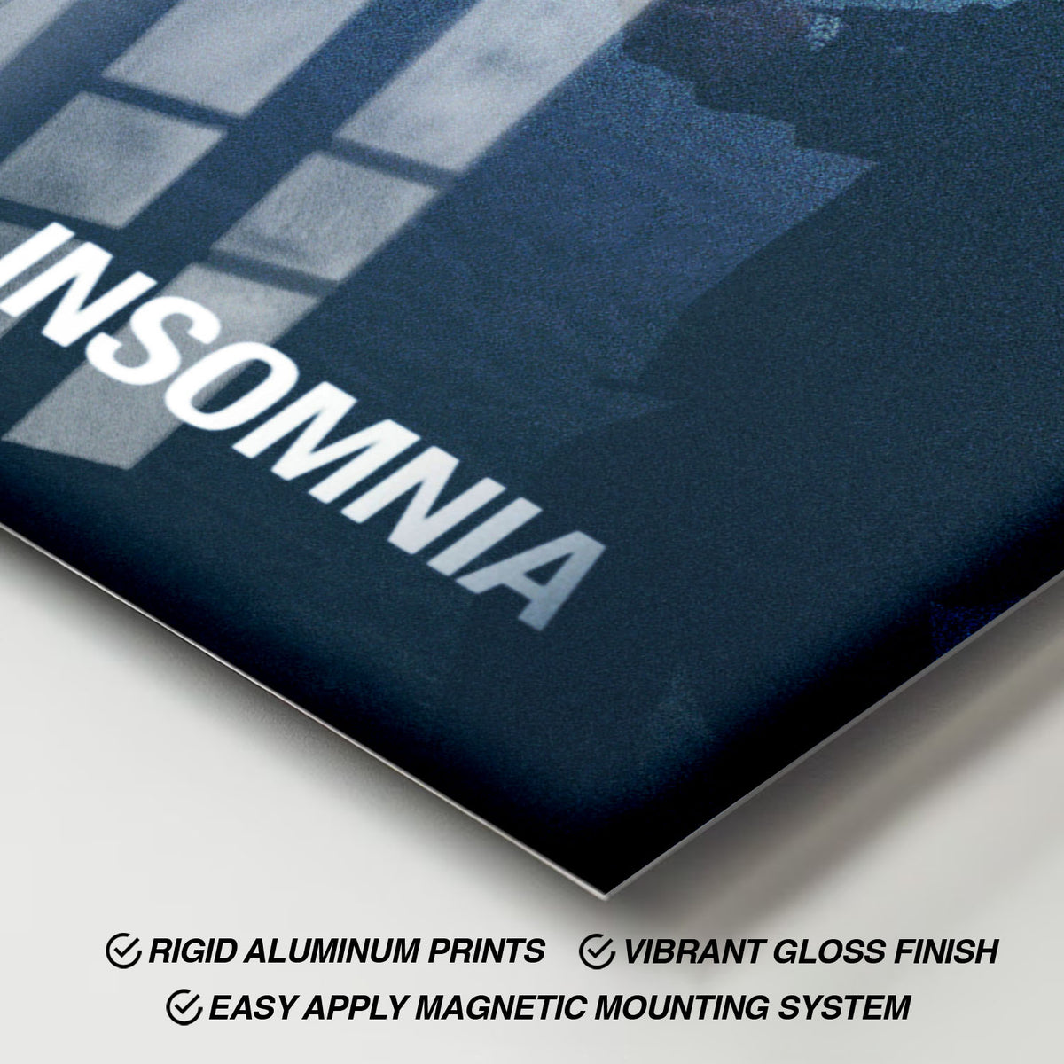 Flex Designs Metal Poster Insomnia Theatrical 11 x 17" Home Goods - Movie 2002 Movie Metal Poster