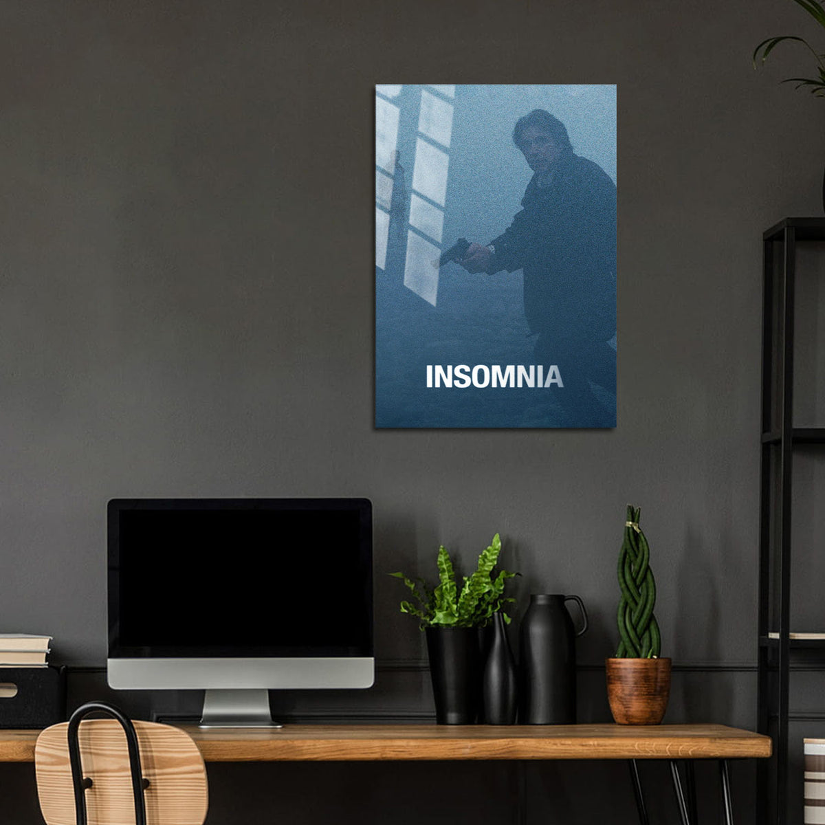 Flex Designs Metal Poster Insomnia Theatrical 24 x 36" Home Goods - Movie 2002 Movie Metal Poster