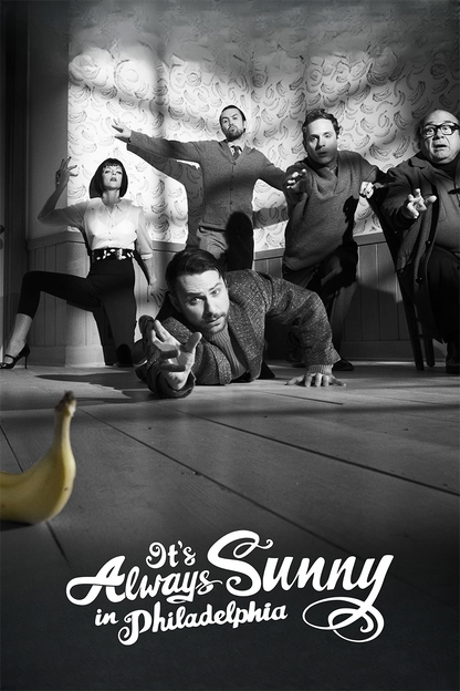 Flex Designs Metal Poster Its Always Sunny in Philadelphia 11 x 17" Home Goods - TV Show 2005 TV Show Metal Poster