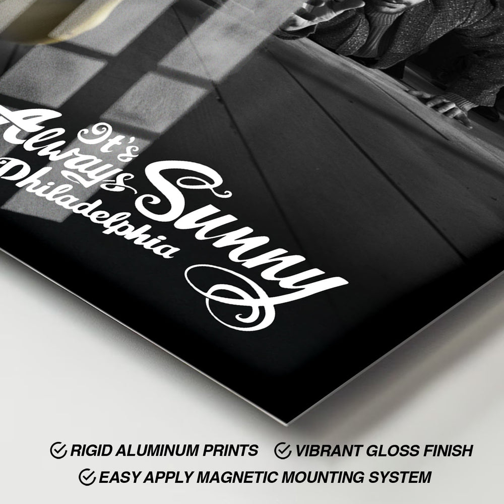 Flex Designs Metal Poster Its Always Sunny in Philadelphia 11 x 17" Home Goods - TV Show 2005 TV Show Metal Poster