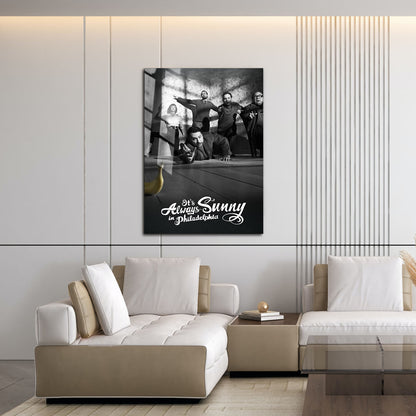 Flex Designs Metal Poster Its Always Sunny in Philadelphia 16 x 24" Home Goods - TV Show 2005 TV Show Metal Poster