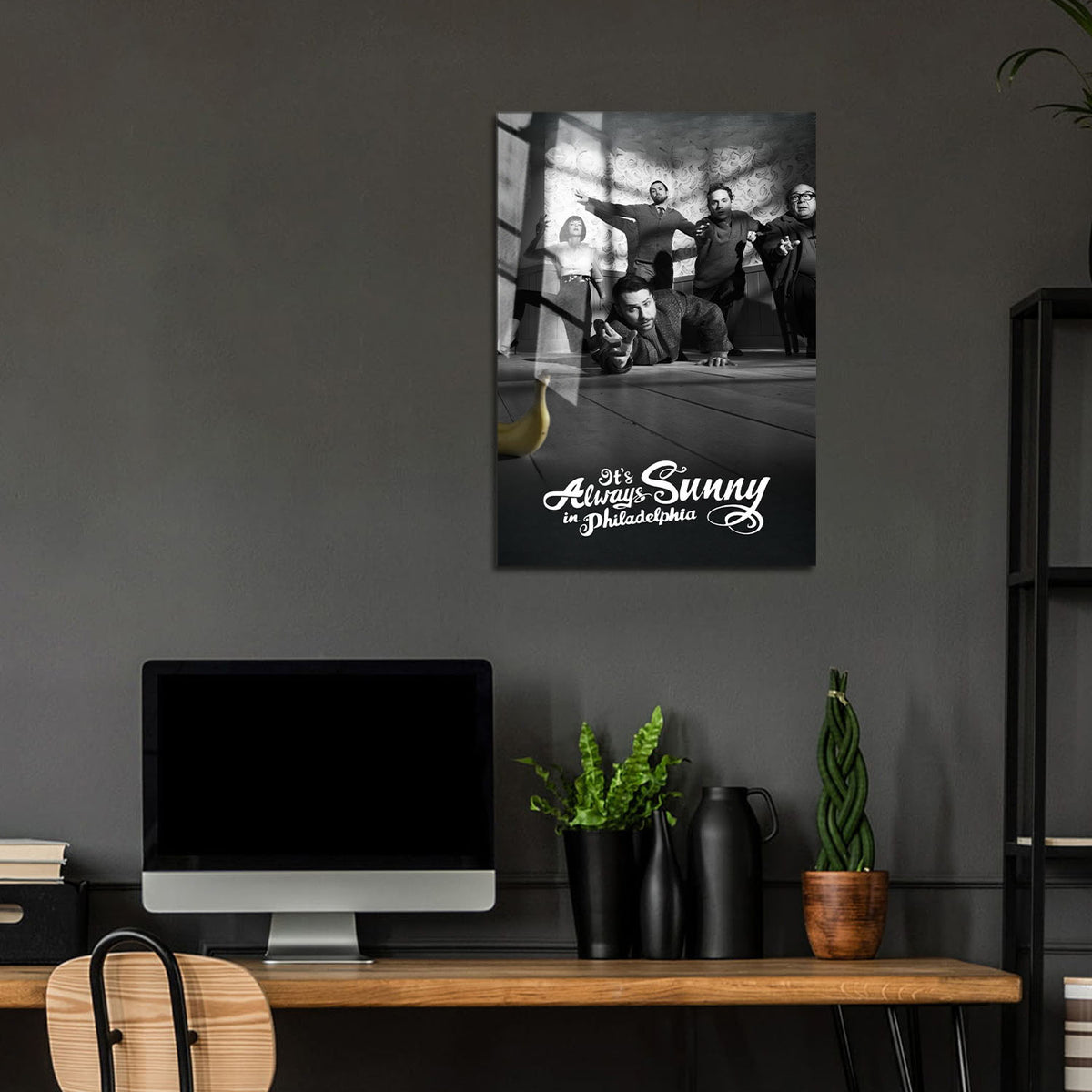 Flex Designs Metal Poster Its Always Sunny in Philadelphia 24 x 36" Home Goods - TV Show 2005 TV Show Metal Poster