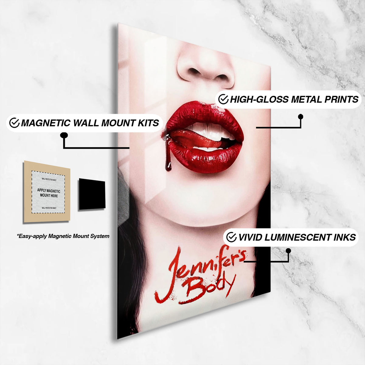 Flex Designs Metal Poster Jennifers Body Cover 16 x 24" Home Goods - Movie 2009 Movie Metal Poster