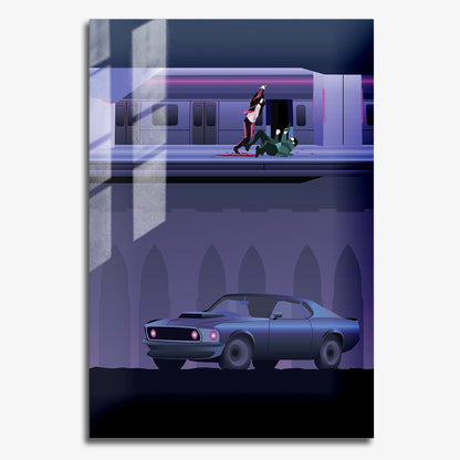 Flex Designs Metal Poster John Wick Chapter 2 Sketch 11 x 17" Home Goods - Movie 2017 Movie Metal Poster