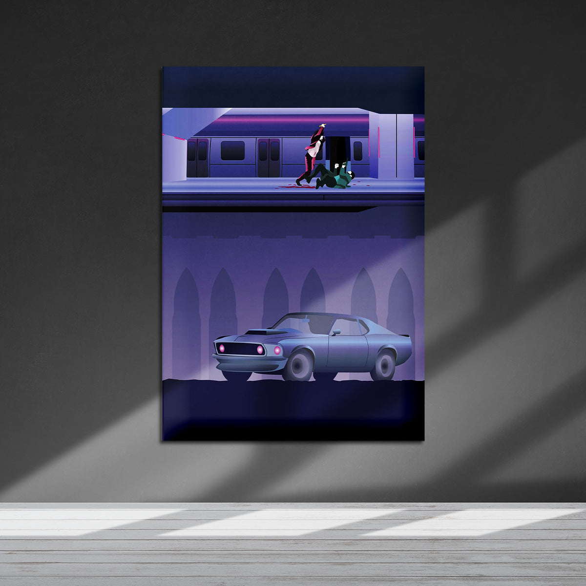 Flex Designs Metal Poster John Wick Chapter 2 Sketch 5 x 7" Home Goods - Movie 2017 Movie Metal Poster