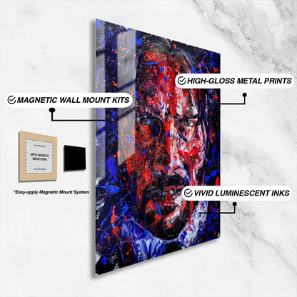 Flex Designs Metal Poster John Wick Collection 16 x 24" Home Goods - Movie 2014 Movie Metal Poster