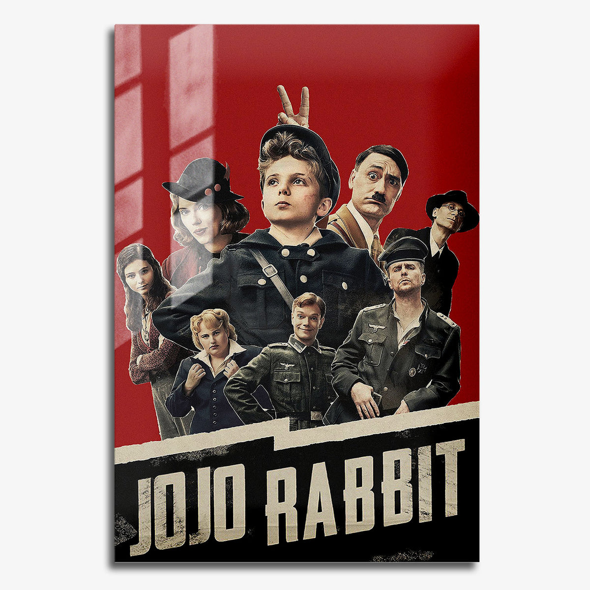 Flex Designs Metal Poster Jojo Rabbit 11 x 17" Home Goods - Movie 2019 Movie Metal Poster