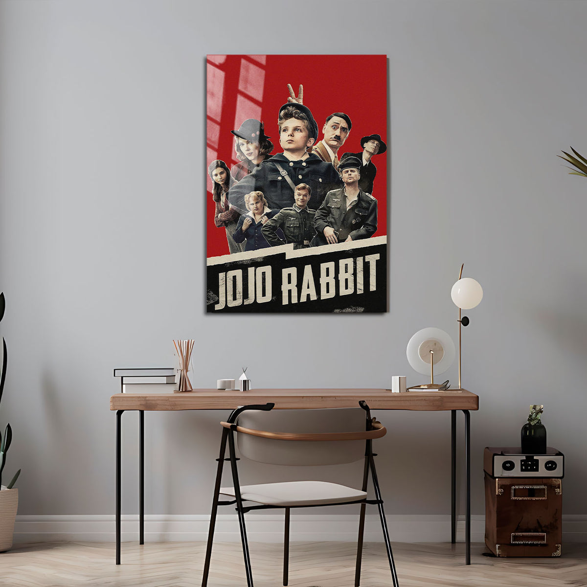 Flex Designs Metal Poster Jojo Rabbit 5 x 7" Home Goods - Movie 2019 Movie Metal Poster