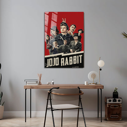 Flex Designs Metal Poster Jojo Rabbit 5 x 7" Home Goods - Movie 2019 Movie Metal Poster