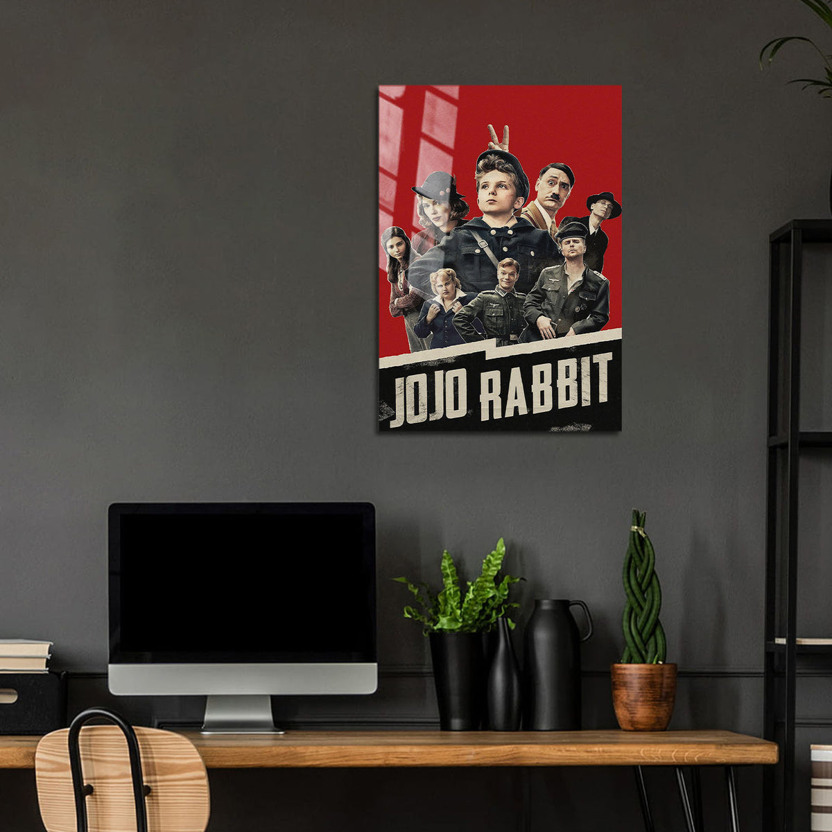 Flex Designs Metal Poster Jojo Rabbit 24 x 36" Home Goods - Movie 2019 Movie Metal Poster