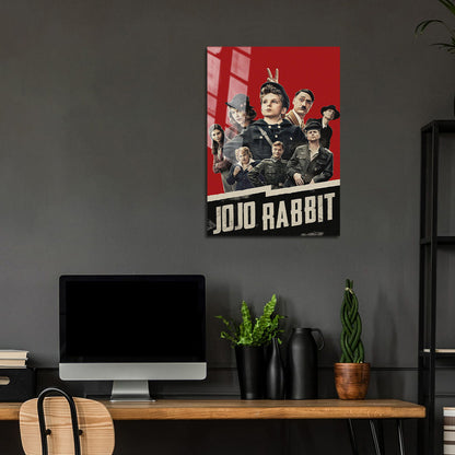 Flex Designs Metal Poster Jojo Rabbit 24 x 36" Home Goods - Movie 2019 Movie Metal Poster