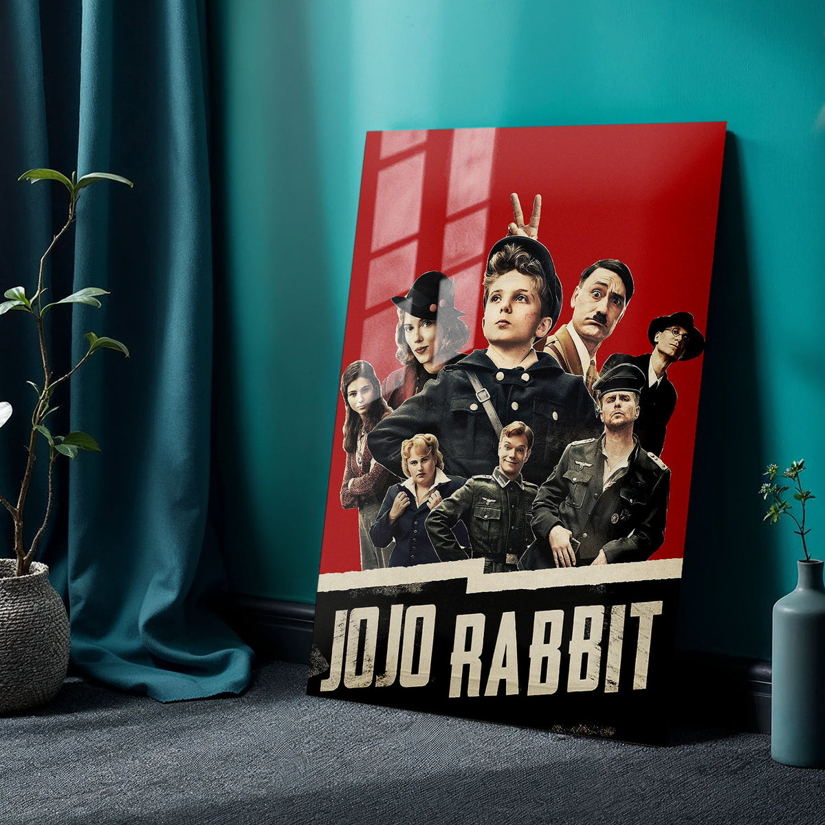 Flex Designs Metal Poster Jojo Rabbit 24 x 36" Home Goods - Movie 2019 Movie Metal Poster