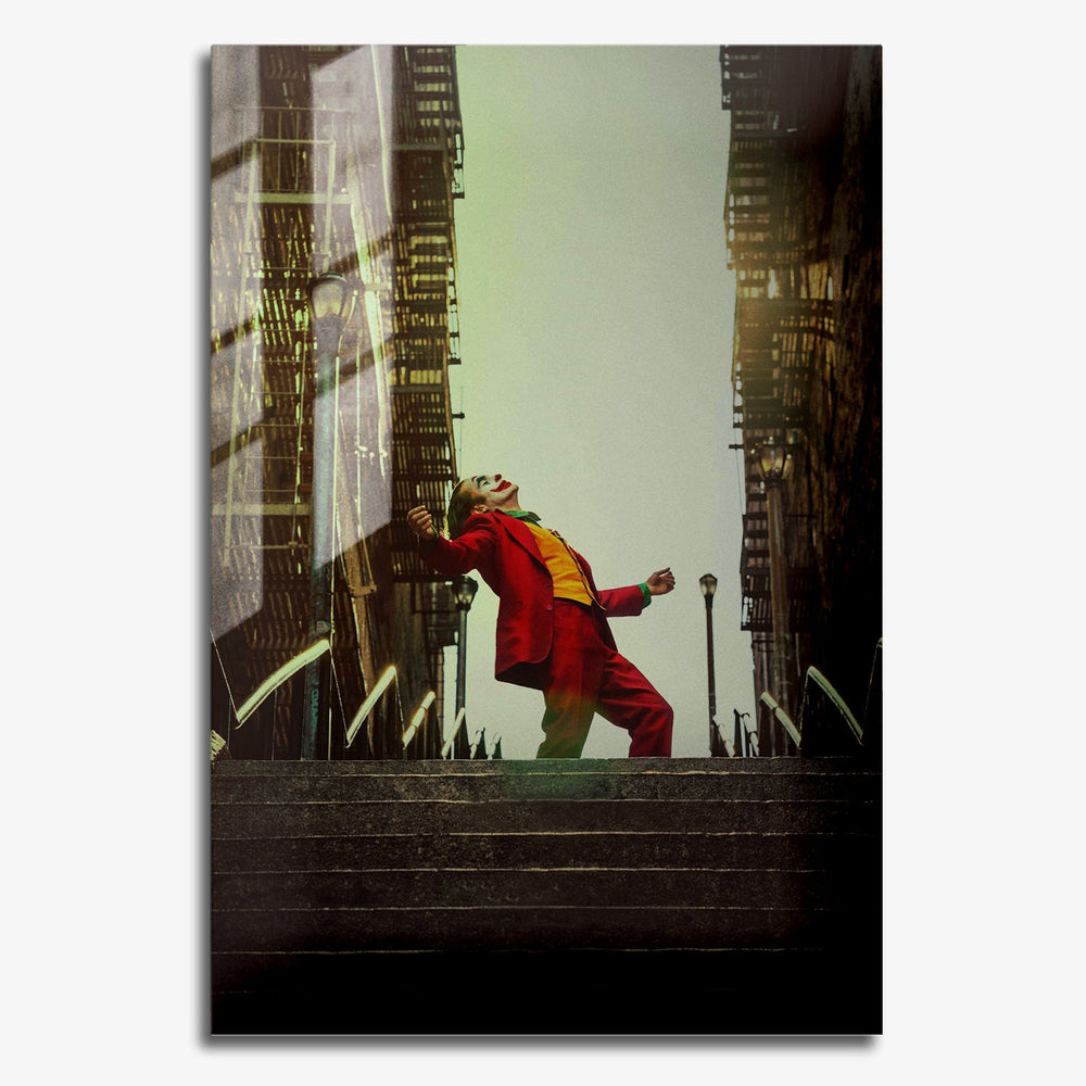 Flex Designs Metal Poster Joker Textless 11 x 17" Home Goods - Movie 2019 Movie Metal Poster