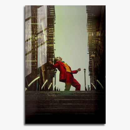Flex Designs Metal Poster Joker Textless 11 x 17" Home Goods - Movie 2019 Movie Metal Poster