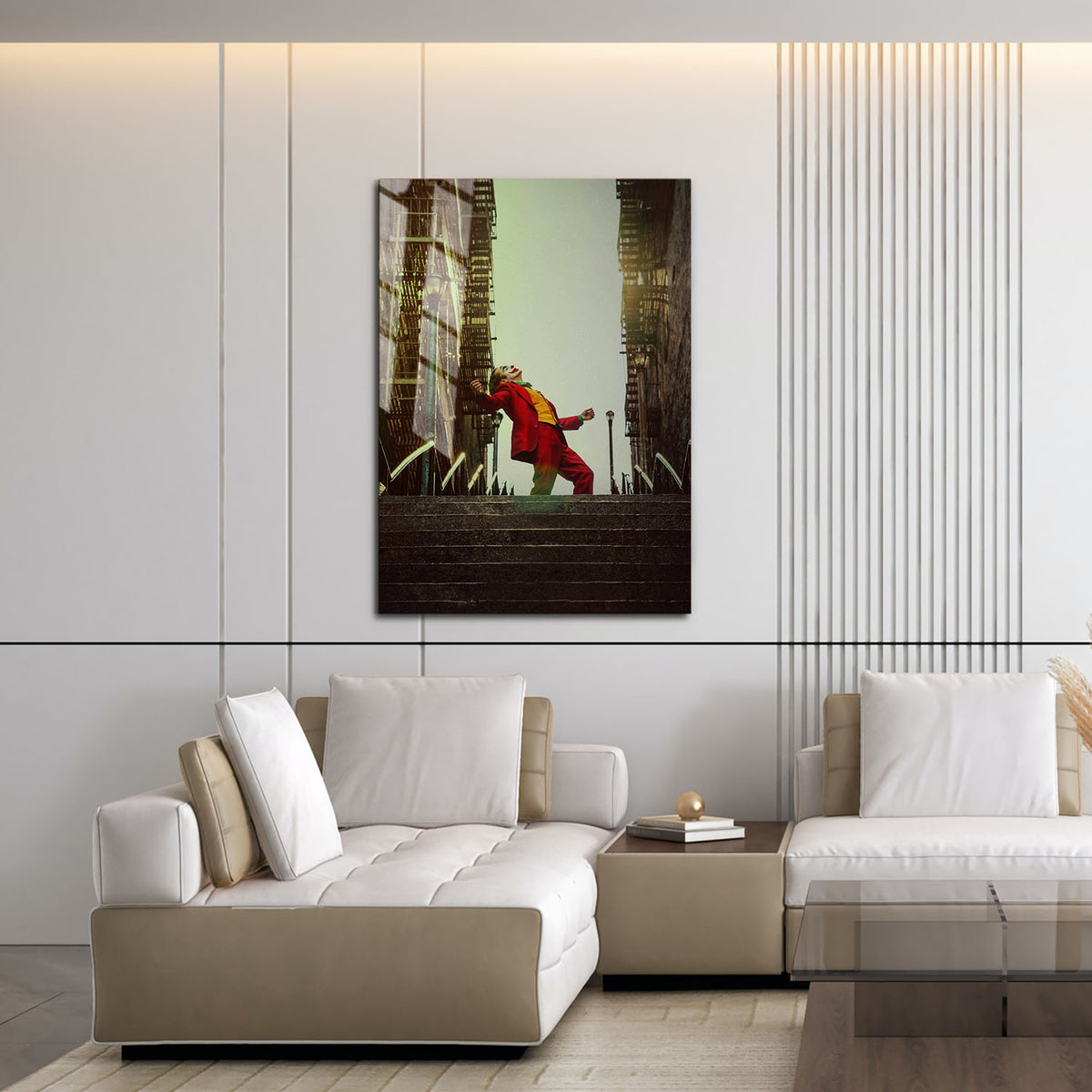 Flex Designs Metal Poster Joker Textless 16 x 24" Home Goods - Movie 2019 Movie Metal Poster