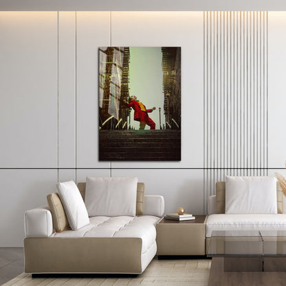 Flex Designs Metal Poster Joker Textless 16 x 24" Home Goods - Movie 2019 Movie Metal Poster