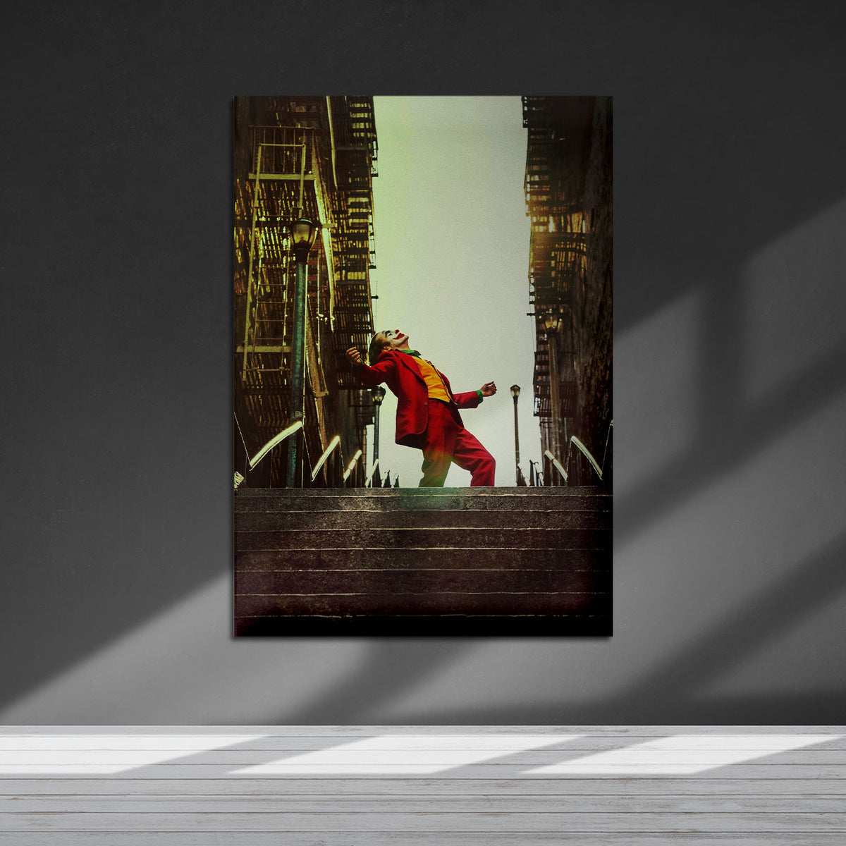 Flex Designs Metal Poster Joker Textless 5 x 7" Home Goods - Movie 2019 Movie Metal Poster