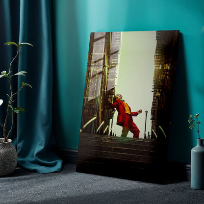 Flex Designs Metal Poster Joker Textless 24 x 36" Home Goods - Movie 2019 Movie Metal Poster