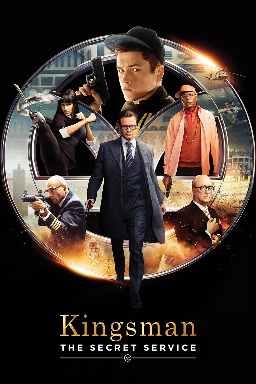 Flex Designs Metal Poster Kingsman The Secret Service 11 x 17" Home Goods - Movie 2015 Movie Metal Poster