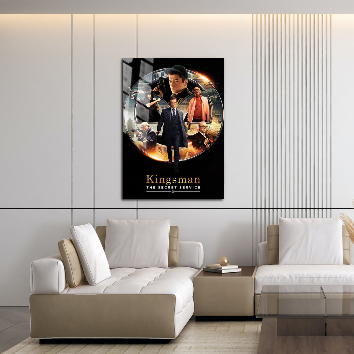 Flex Designs Metal Poster Kingsman The Secret Service 16 x 24" Home Goods - Movie 2015 Movie Metal Poster