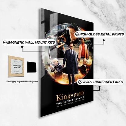 Flex Designs Metal Poster Kingsman The Secret Service 16 x 24" Home Goods - Movie 2015 Movie Metal Poster