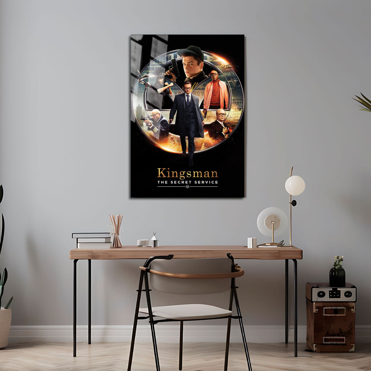 Flex Designs Metal Poster Kingsman The Secret Service 5 x 7" Home Goods - Movie 2015 Movie Metal Poster