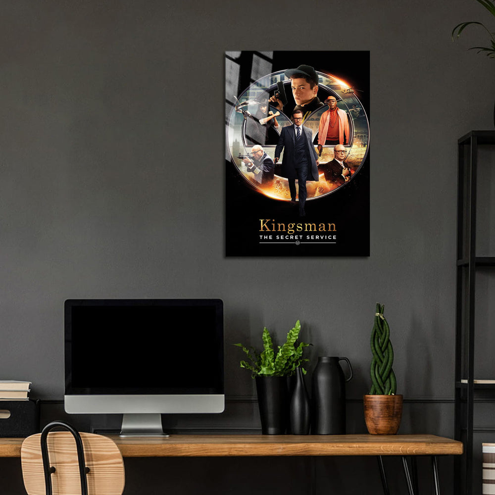 Flex Designs Metal Poster Kingsman The Secret Service 24 x 36" Home Goods - Movie 2015 Movie Metal Poster