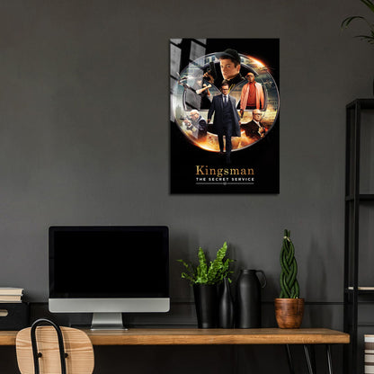 Flex Designs Metal Poster Kingsman The Secret Service 24 x 36" Home Goods - Movie 2015 Movie Metal Poster