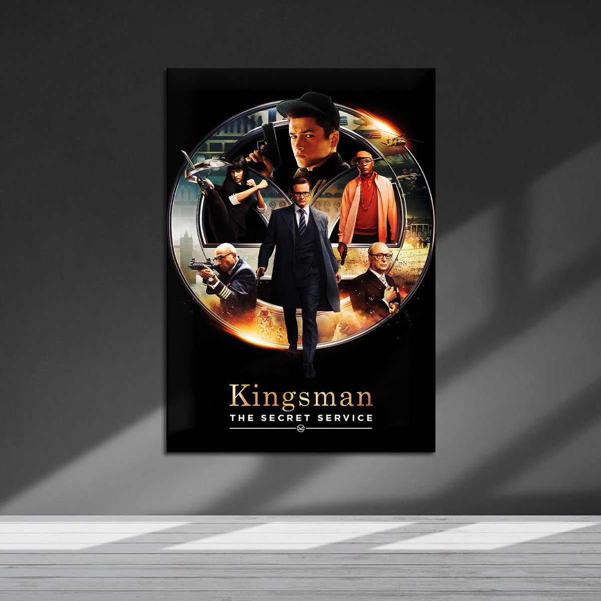 Flex Designs Metal Poster Kingsman The Secret Service 5 x 7" Home Goods - Movie 2015 Movie Metal Poster