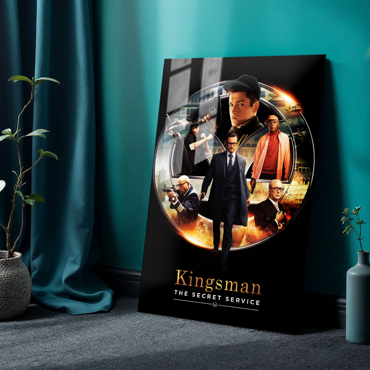 Flex Designs Metal Poster Kingsman The Secret Service 24 x 36" Home Goods - Movie 2015 Movie Metal Poster