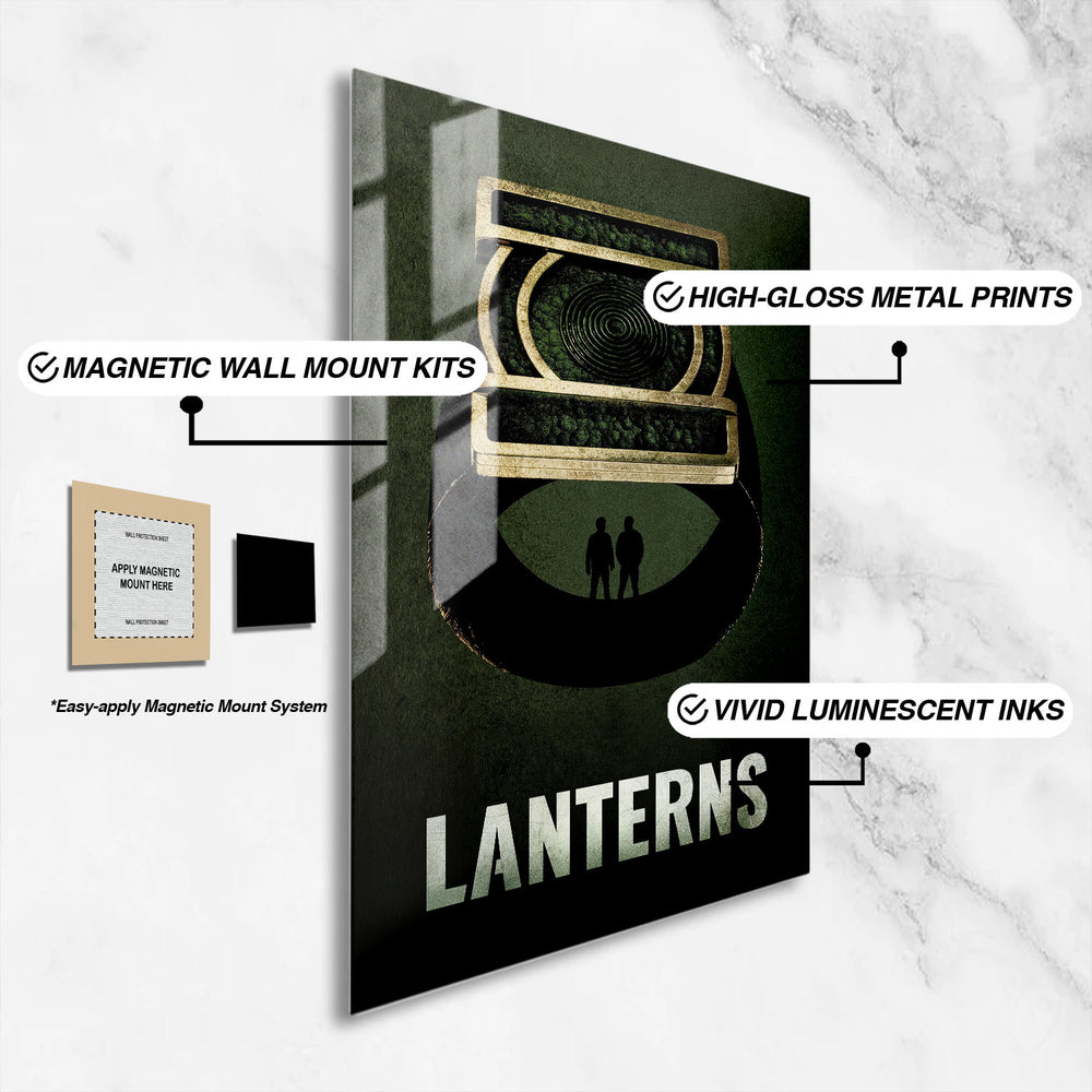 Flex Designs Metal Poster Lanterns Theatrical 16 x 24" Home Goods - TV Show 2026 TV Show Metal Poster