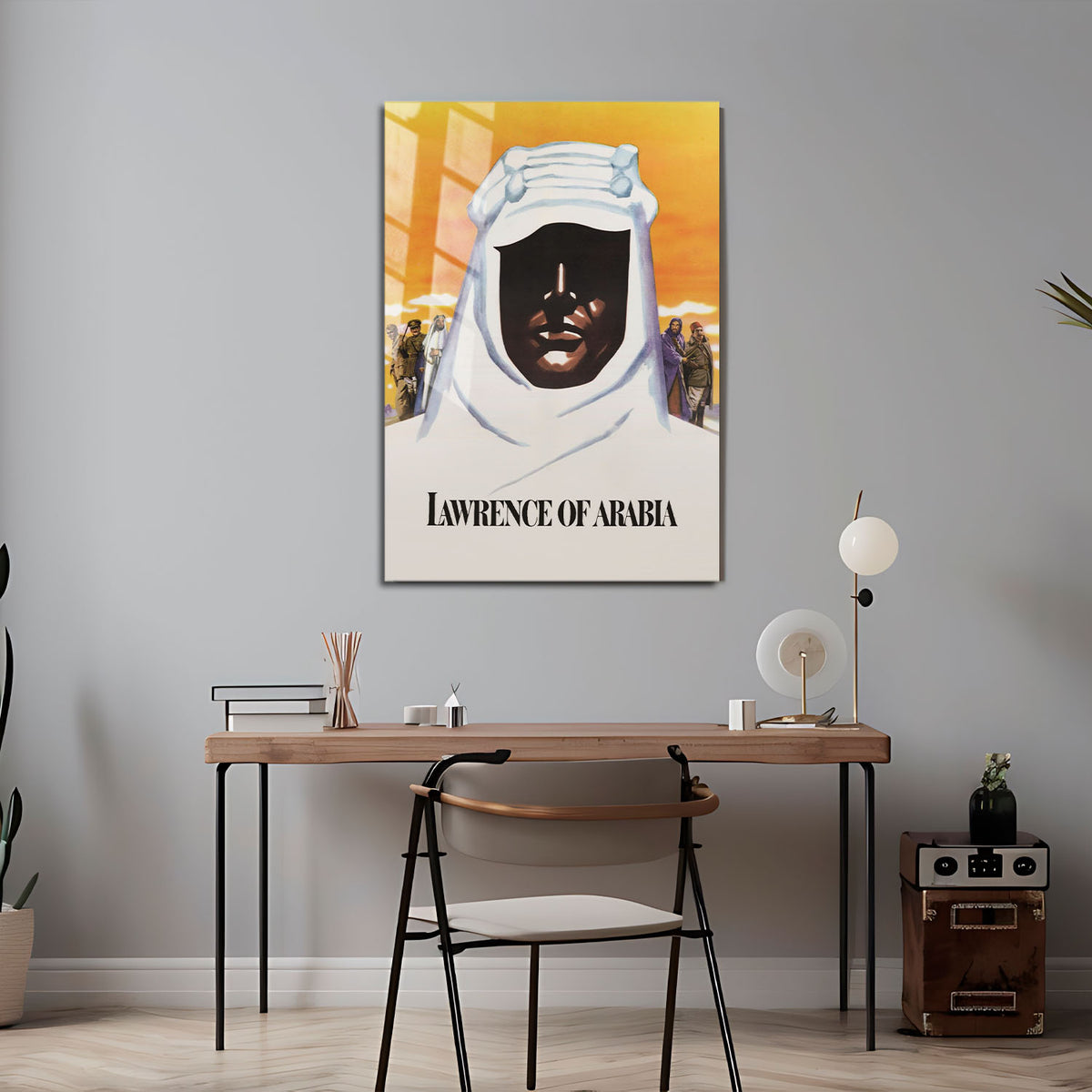 Flex Designs Metal Poster Lawrence of Arabia Cinematic 5 x 7" Home Goods - Movie 1962 Movie Metal Poster