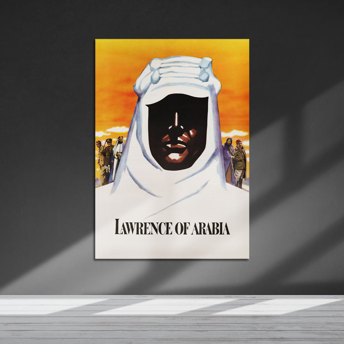 Flex Designs Metal Poster Lawrence of Arabia Cinematic 5 x 7" Home Goods - Movie 1962 Movie Metal Poster