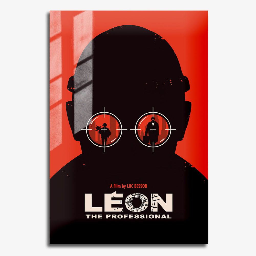 Flex Designs Metal Poster Leon The Professional 11 x 17" Home Goods - Movie 1994 Movie Metal Poster